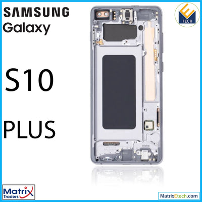 Samsung Galaxy S10 Plus OLED Assembly With Frame (Service Pack) - Matrix Traders