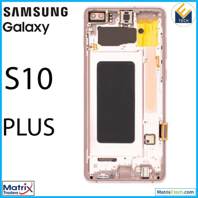 Samsung Galaxy S10 Plus OLED Assembly With Frame (Service Pack) - Matrix Traders