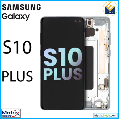 Samsung Galaxy S10 Plus OLED Assembly With Frame (Service Pack) - Matrix Traders