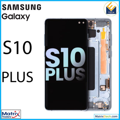 Samsung Galaxy S10 Plus OLED Assembly With Frame (Service Pack) - Matrix Traders