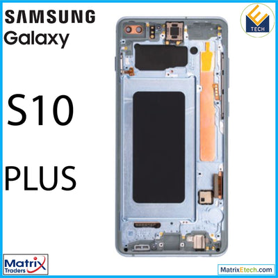 Samsung Galaxy S10 Plus OLED Assembly With Frame (Service Pack) - Matrix Traders