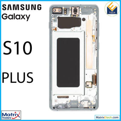 Samsung Galaxy S10 Plus OLED Assembly With Frame (Service Pack) - Matrix Traders