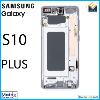 Samsung Galaxy S10 Plus OLED Assembly With Frame (Service Pack) - Matrix Traders