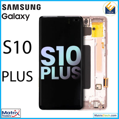 Samsung Galaxy S10 Plus OLED Assembly With Frame (Service Pack) - Matrix Traders