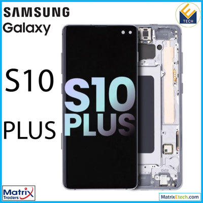 Samsung Galaxy S10 Plus OLED Assembly With Frame (Service Pack) - Matrix Traders