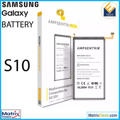 Samsung Galaxy S10 Replacement Battery (Pro) EB - BG973ABU, - Matrix Traders