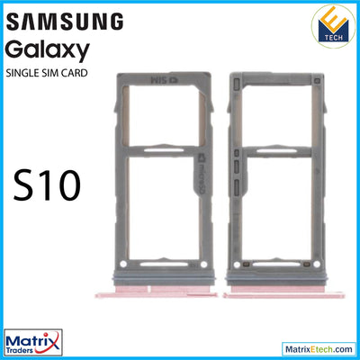 Samsung Galaxy S10 Single Sim Card Tray - Matrix Traders