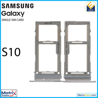 Samsung Galaxy S10 Single Sim Card Tray - Matrix Traders