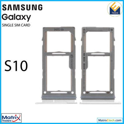 Samsung Galaxy S10 Single Sim Card Tray - Matrix Traders