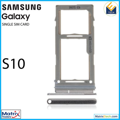 Samsung Galaxy S10 Single Sim Card Tray - Matrix Traders