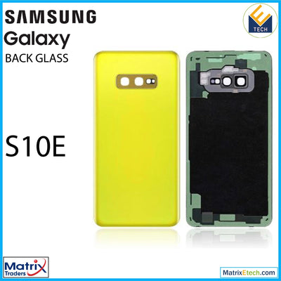 Samsung Galaxy S10E Back cover Glass With Camera Lens (Aftermarket Plus) - Matrix Traders