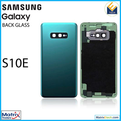 Samsung Galaxy S10E Back cover Glass With Camera Lens (Aftermarket Plus) - Matrix Traders