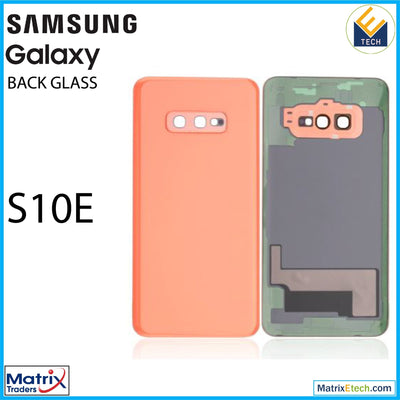 Samsung Galaxy S10E Back cover Glass With Camera Lens (Aftermarket Plus) - Matrix Traders