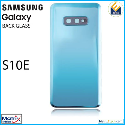 Samsung Galaxy S10E Back cover Glass With Camera Lens (Aftermarket Plus) - Matrix Traders