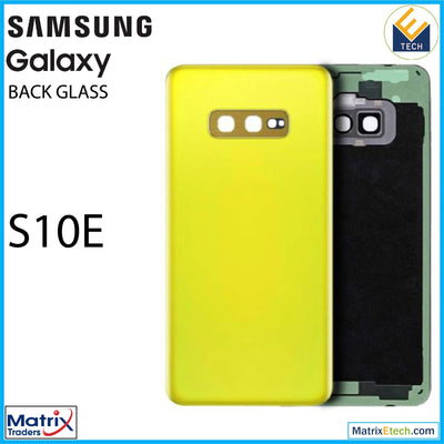 Samsung Galaxy S10E Back cover Glass With Camera Lens (Aftermarket Plus) - Matrix Traders