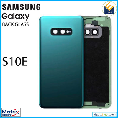 Samsung Galaxy S10E Back cover Glass With Camera Lens (Aftermarket Plus) - Matrix Traders