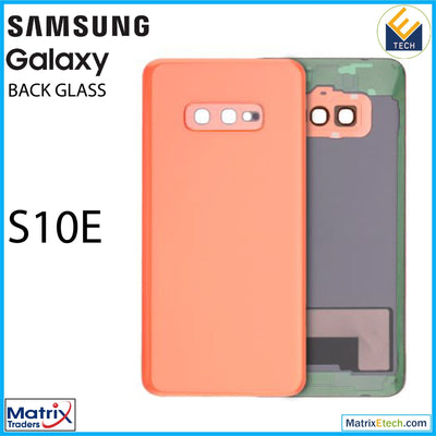 Samsung Galaxy S10E Back cover Glass With Camera Lens (Aftermarket Plus) - Matrix Traders