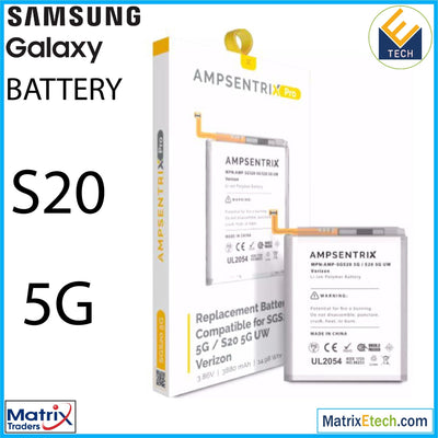 Samsung Galaxy S20 5G UW Verizon Replacement Battery (Pro) EB - BG980ABY - Matrix Traders