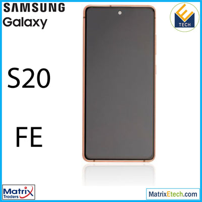 Samsung Galaxy S20 FE 4G 5G OLED Assembly With Frame (Pull Grade: A) - Matrix Traders