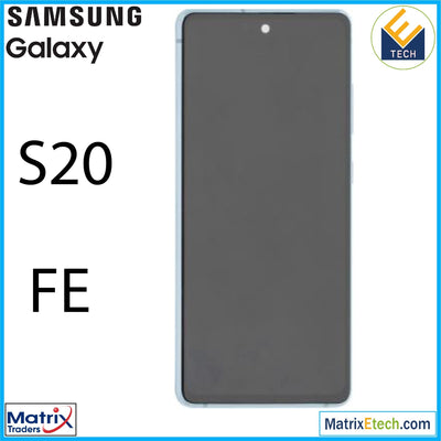 Samsung Galaxy S20 FE 4G 5G OLED Assembly With Frame (Pull Grade BC) - Matrix Traders