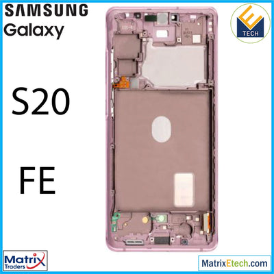 Samsung Galaxy S20 FE 4G 5G OLED Assembly With Frame (Pull Grade BC) - Matrix Traders