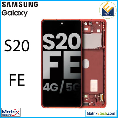 Samsung Galaxy S20 FE 4G 5G OLED Assembly With (Pull Grade: A) - Matrix Traders