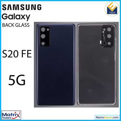 Samsung Galaxy S20 FE 5G Back cover Glass With Camera Lens (Aftermarket Plus) - Matrix Traders