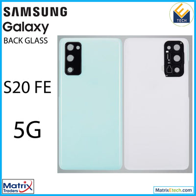 Samsung Galaxy S20 FE 5G Back cover Glass With Camera Lens (Aftermarket Plus) - Matrix Traders