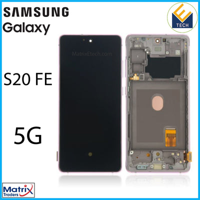 Samsung Galaxy S20 FE 5G OLED Assembly With Frame - Matrix Traders