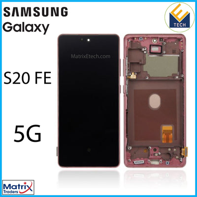 Samsung Galaxy S20 FE 5G OLED Assembly With Frame - Matrix Traders