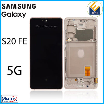 Samsung Galaxy S20 FE 5G OLED Assembly With Frame - Matrix Traders