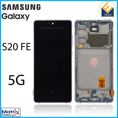 Samsung Galaxy S20 FE 5G OLED Assembly With Frame - Matrix Traders