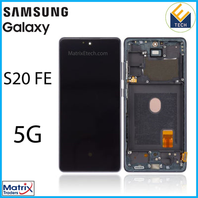 Samsung Galaxy S20 FE 5G OLED Assembly With Frame - Matrix Traders