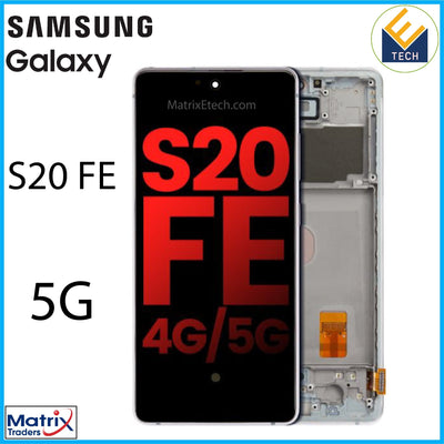 Samsung Galaxy S20 FE 5G OLED Assembly With Frame - Matrix Traders