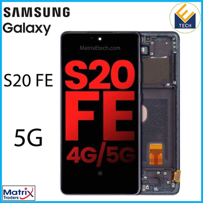 Samsung Galaxy S20 FE 5G OLED Assembly With Frame - Matrix Traders