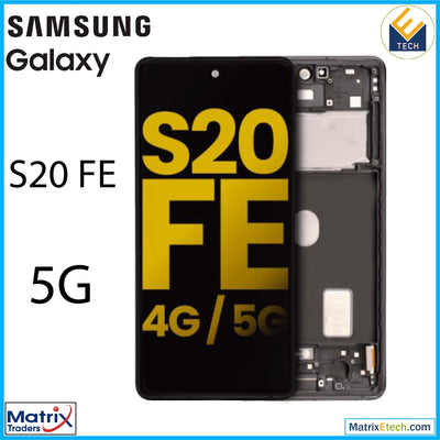 Samsung Galaxy S20 FE 5G OLED Assembly With Frame (Refurbished) - Matrix Traders