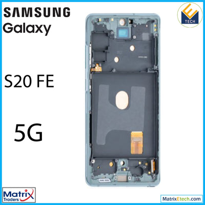 Samsung Galaxy S20 FE 5G OLED Assembly With Frame (Refurbished) - Matrix Traders