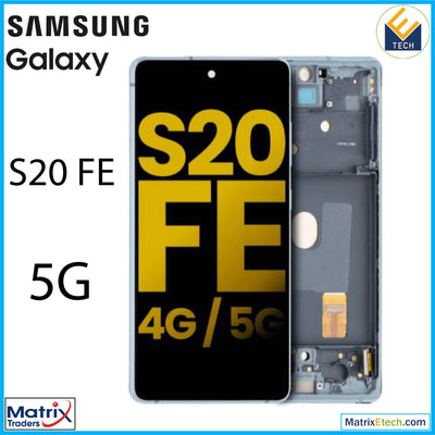 Samsung Galaxy S20 FE 5G OLED Assembly With Frame (Refurbished) - Matrix Traders