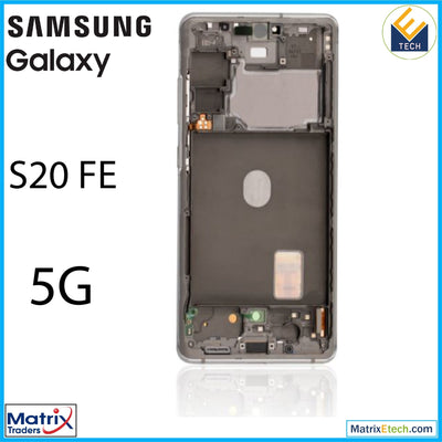 Samsung Galaxy S20 FE 5G OLED Assembly With Frame (Refurbished) - Matrix Traders