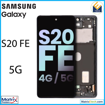 Samsung Galaxy S20 FE 5G OLED Assembly With Frame (Service Pack) - Matrix Traders