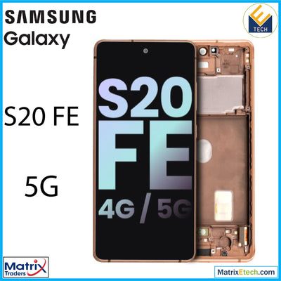 Samsung Galaxy S20 FE 5G OLED Assembly With Frame (Service Pack) - Matrix Traders