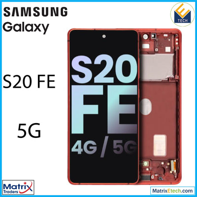 Samsung Galaxy S20 FE 5G OLED Assembly With Frame (Service Pack) - Matrix Traders