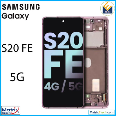 Samsung Galaxy S20 FE 5G OLED Assembly With Frame (Service Pack) - Matrix Traders