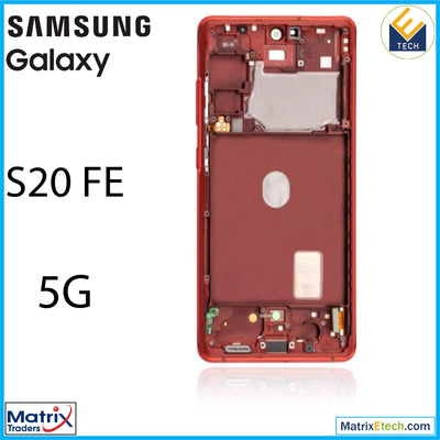 Samsung Galaxy S20 FE 5G OLED Assembly With Frame (Service Pack) - Matrix Traders