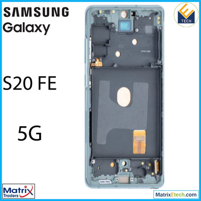 Samsung Galaxy S20 FE 5G OLED Assembly With Frame (Service Pack) - Matrix Traders