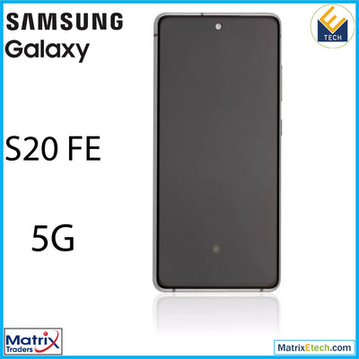 Samsung Galaxy S20 FE 5G OLED Assembly With Frame (Service Pack) - Matrix Traders