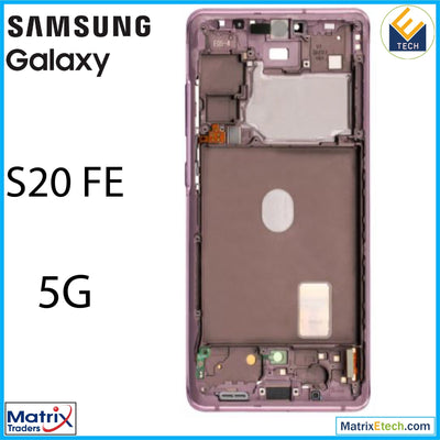 Samsung Galaxy S20 FE 5G OLED Assembly With Frame (Service Pack) - Matrix Traders