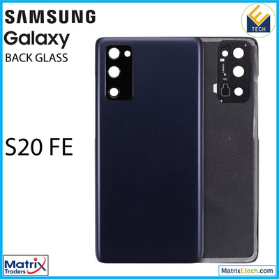 Samsung Galaxy S20 FE Back Cover Glass With Camera Lens (Pull Grade A) - Matrix Traders