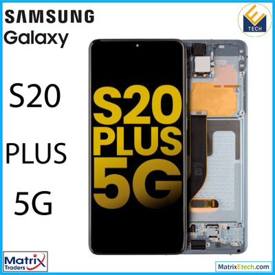 Samsung Galaxy S20 Plus 5G OLED Assembly With Frame - Matrix Traders