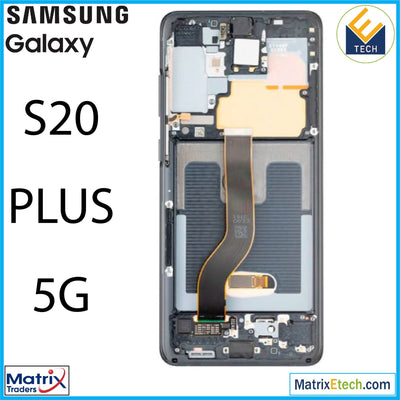 Samsung Galaxy S20 Plus 5G OLED Assembly With Frame (Blemish: Grade D) - Matrix Traders